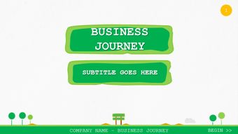 綠色創(chuàng)意卡通商務(wù)旅行幼兒園PPT模板下載及住宿服務(wù)指南